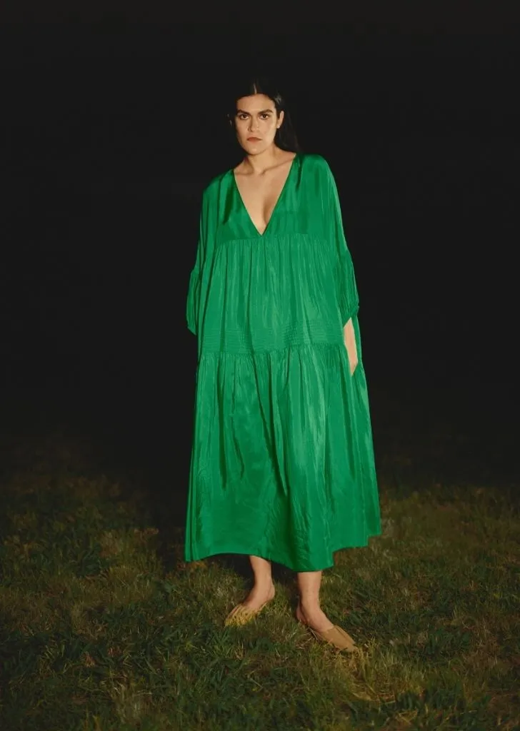 Airi Maxi Dress — Grass