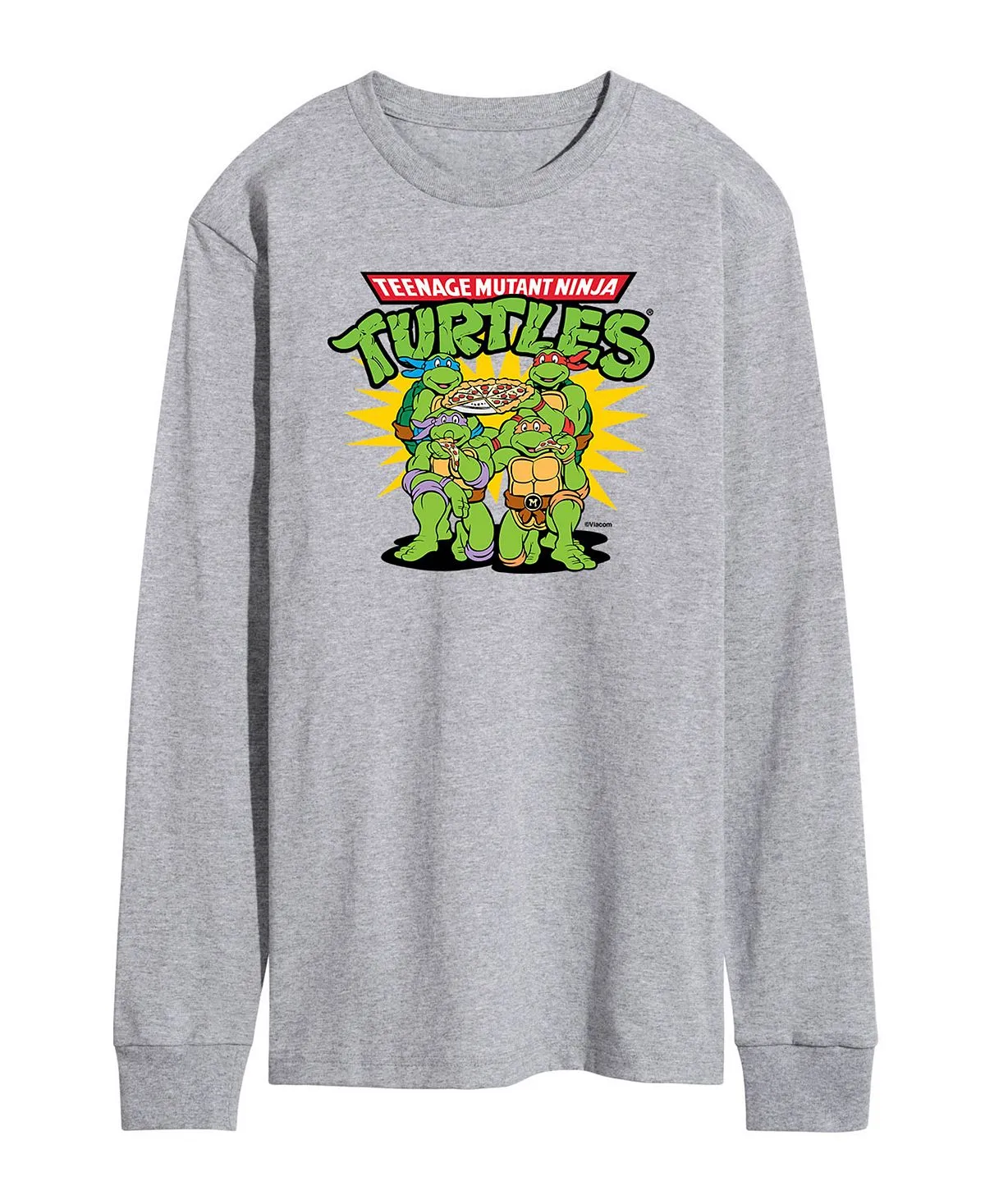 AIRWAVES Men's Teenage Mutant Ninja Turtles T-Shirt, Gray