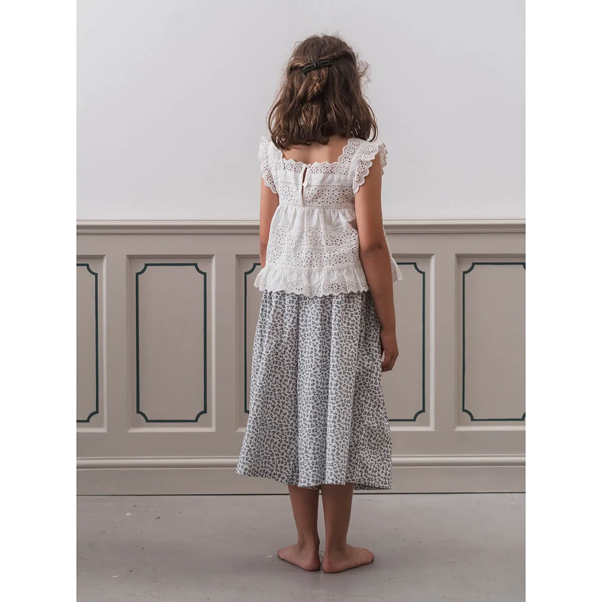 Elegant Ava White Blouse by Little Cotton Clothes - Womens Fashion Top