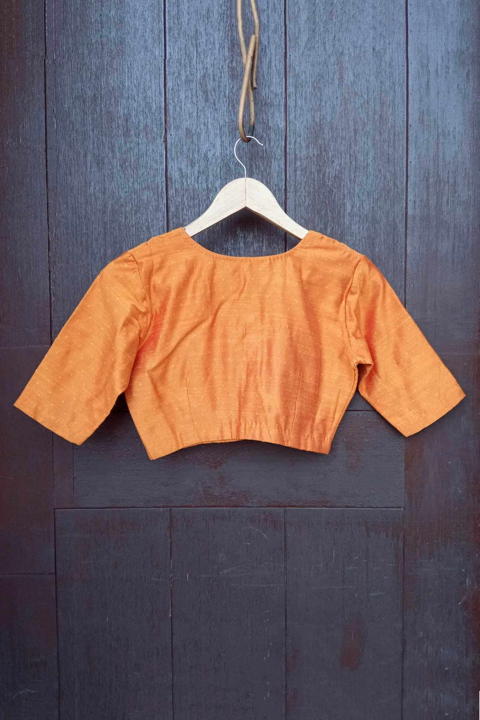 Basking In The Sun Dupion Silk Blouse