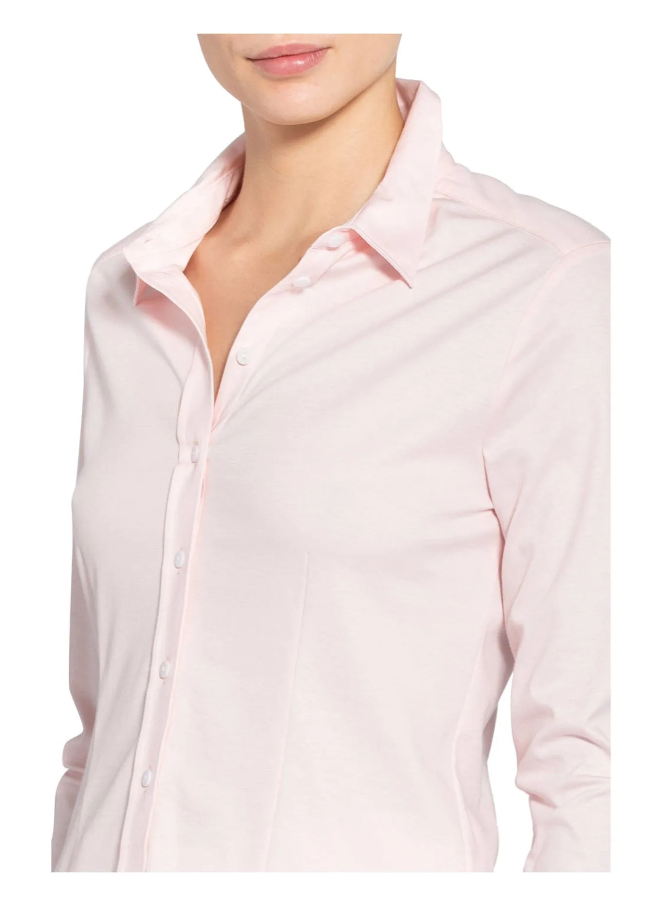 Blouse shirt DESOTO PIA aus Jersey, light pink