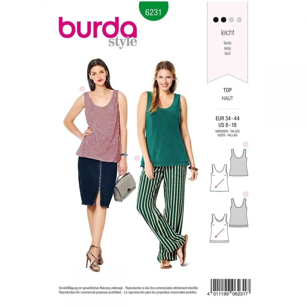 Burda Tops 6231