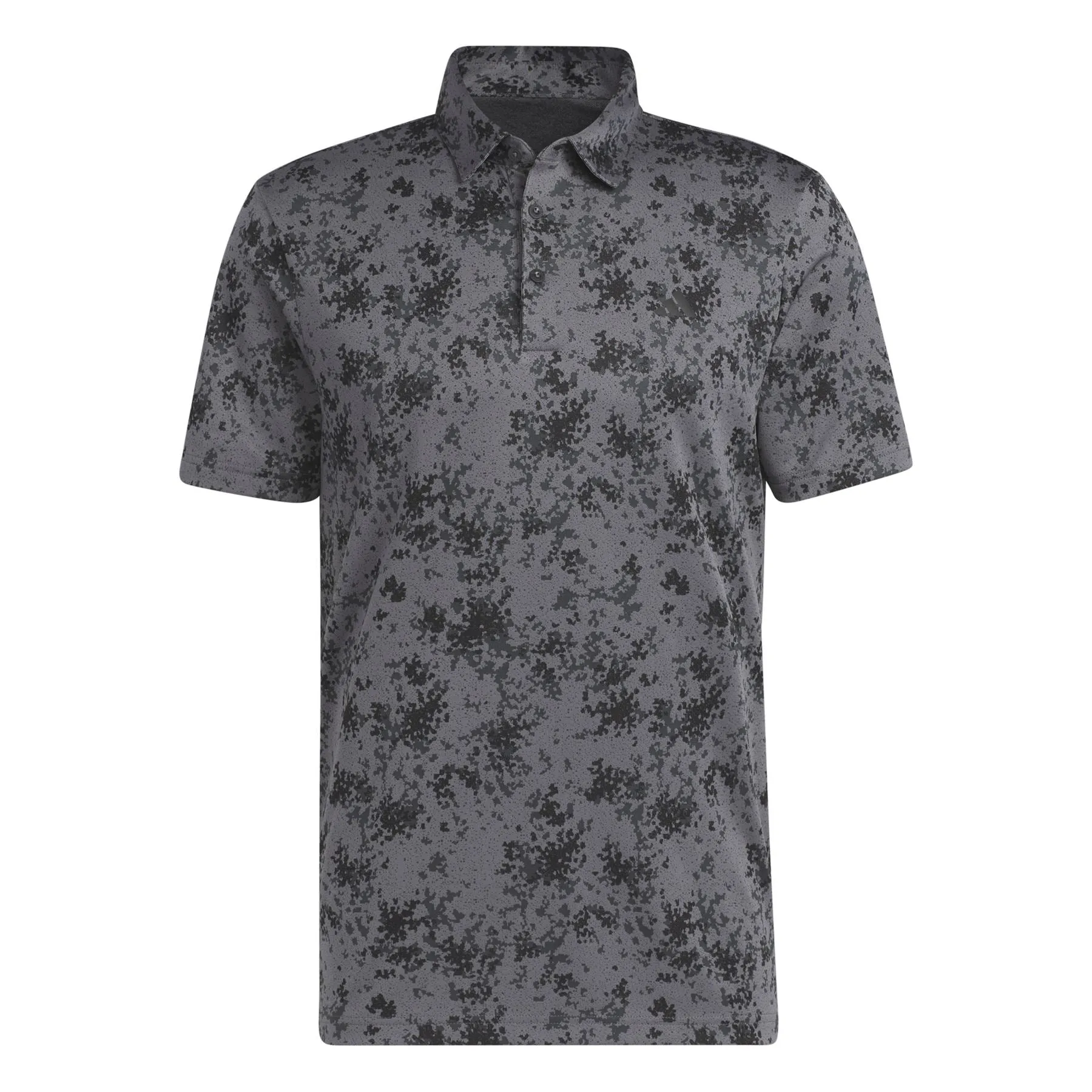 Burst Jaquard Polo Black - AW23