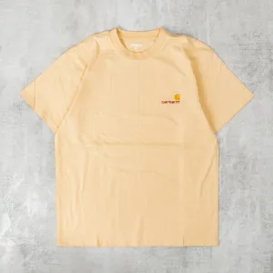 Carhartt WIP American Script S/S Tee - Rattan