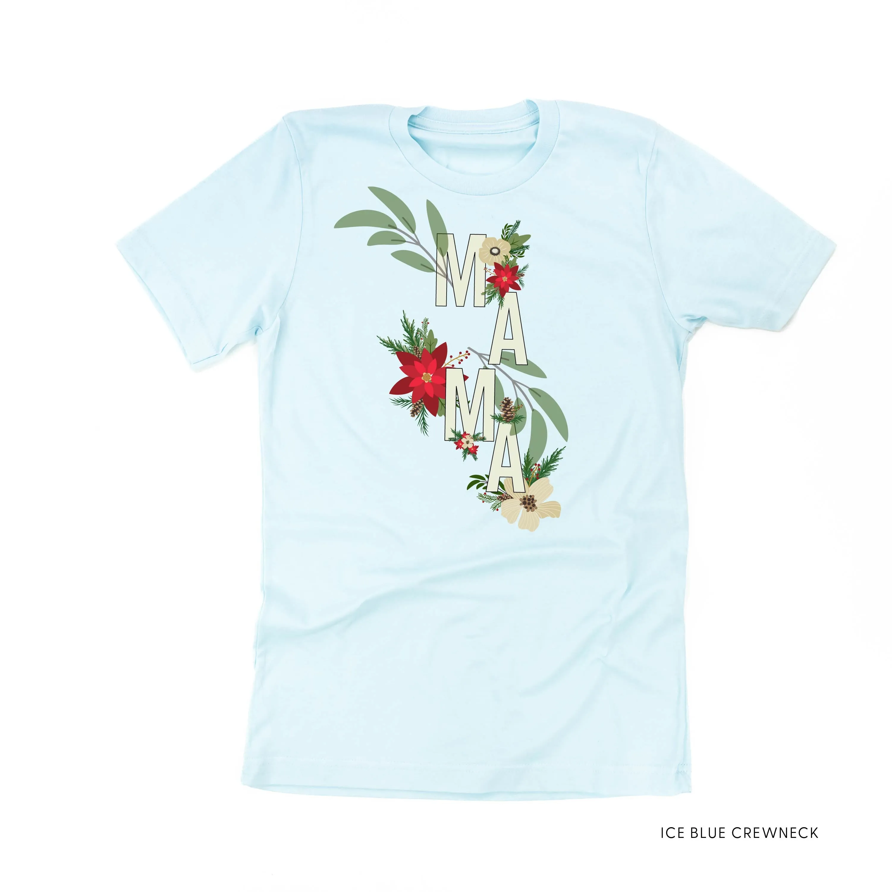 Christmas Floral Mama - Unisex Tee