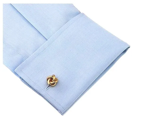 Classy Men Cufflinks Gold Knot - 4 Styles