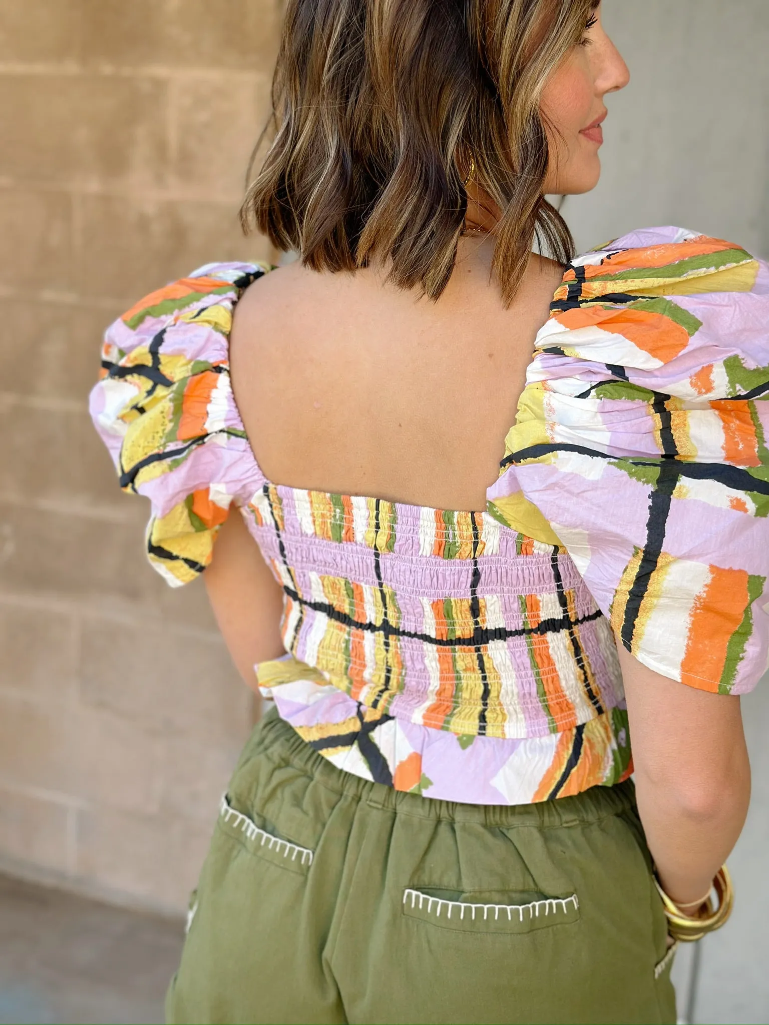 Cleobella Esperanza Top | Saffron Hale Print