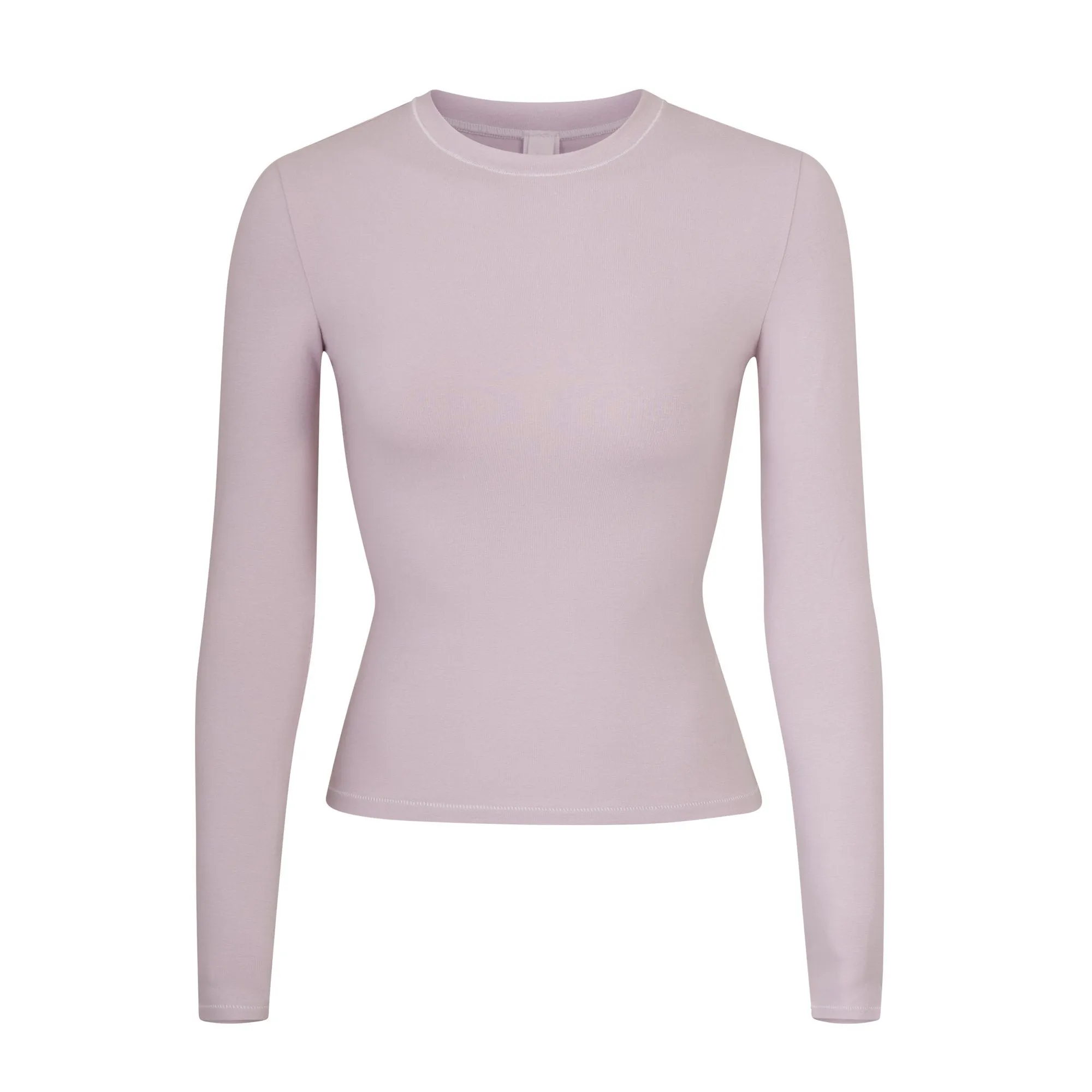 COTTON JERSEY LONG SLEEVE T-SHIRT | IRIS MICA