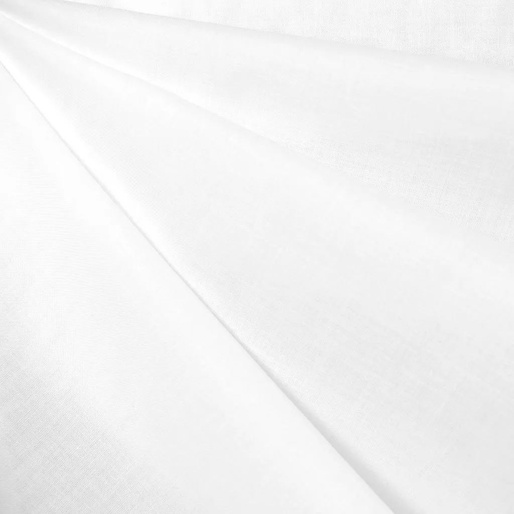 Cotton Voile Solid White