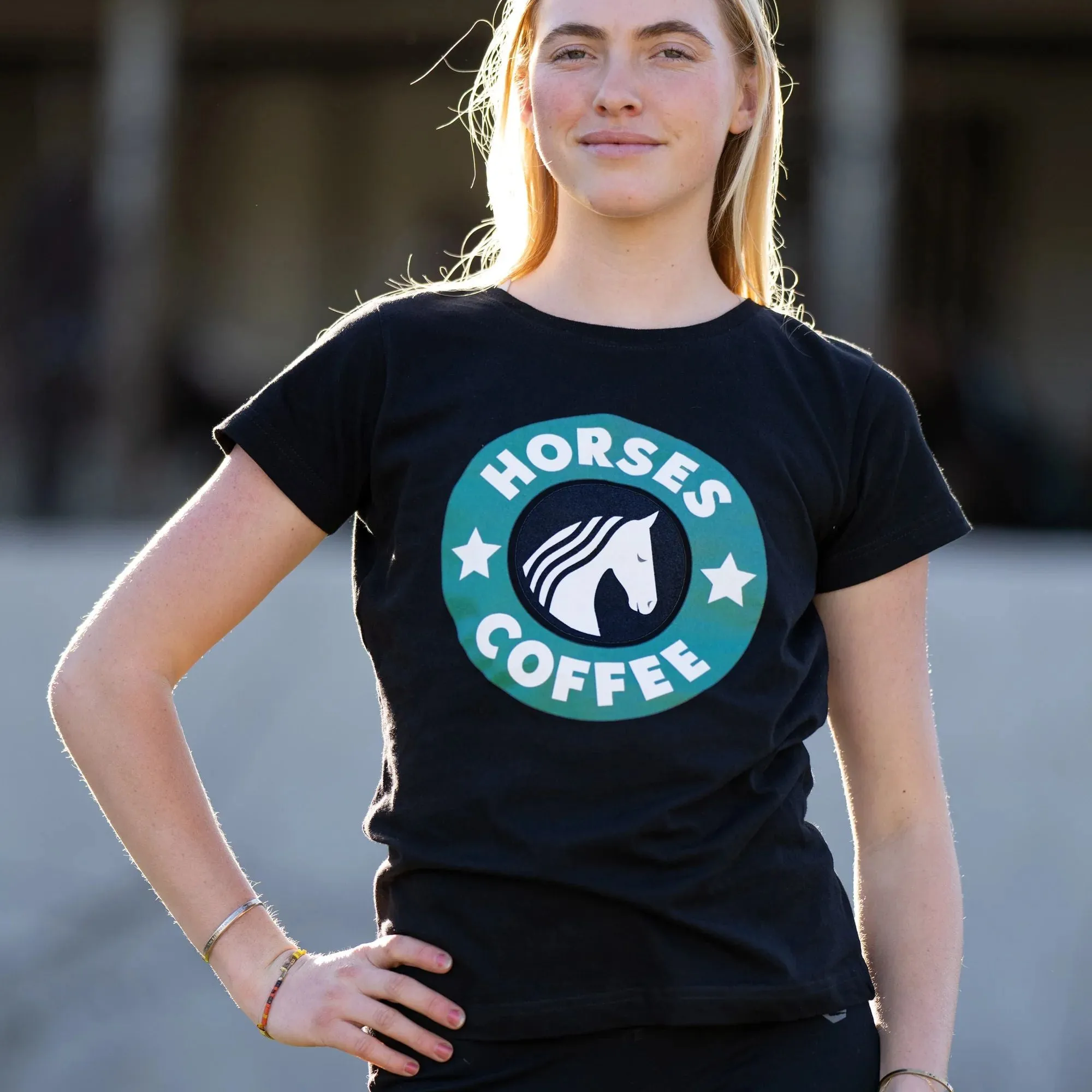 Dapplebay Horses & Coffee Tee