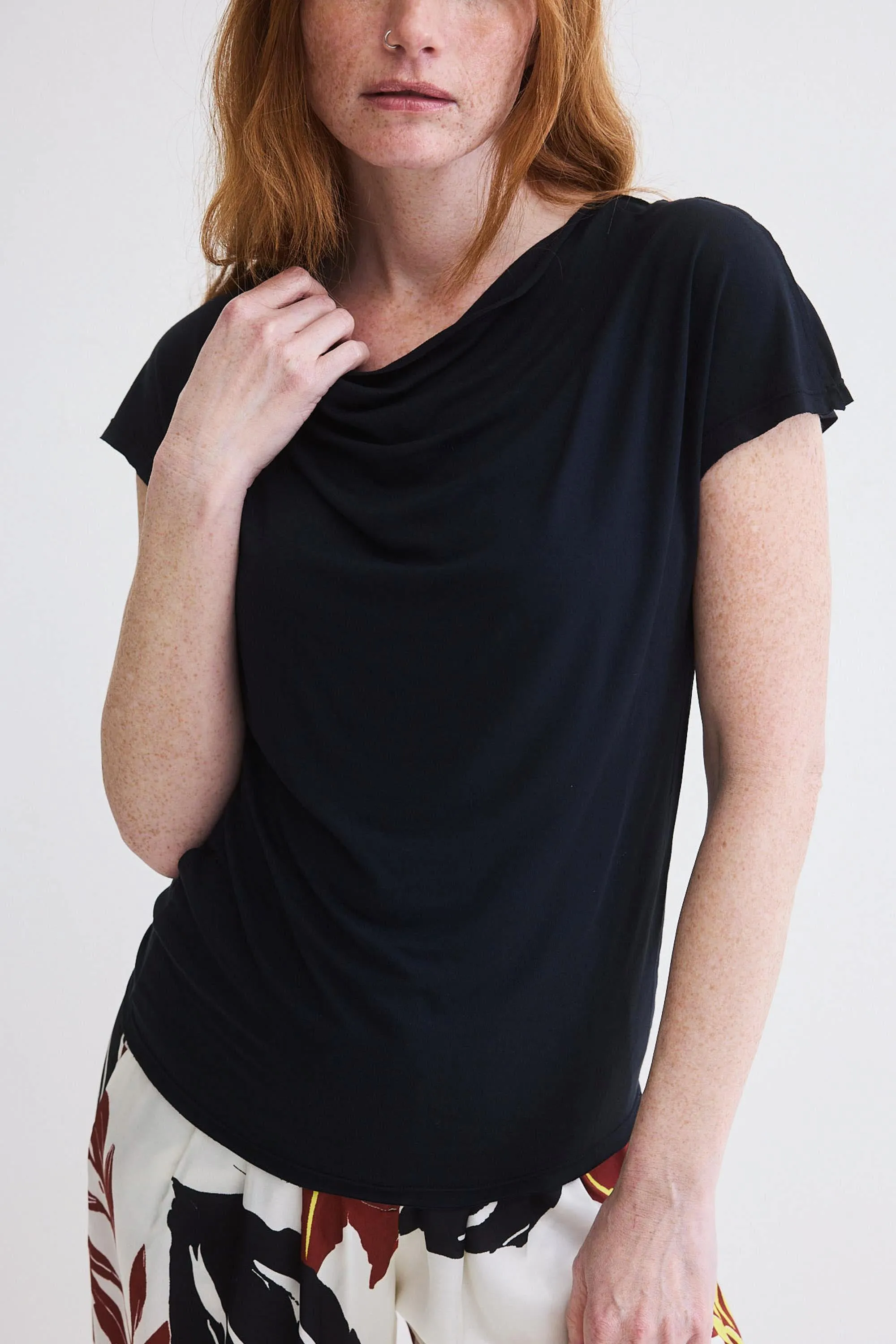 Easy Cowl Neck Tee