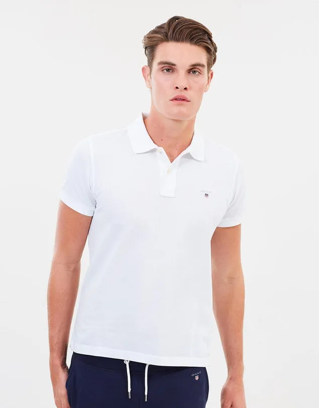 Gant Original White Pique SS Rugger Polo