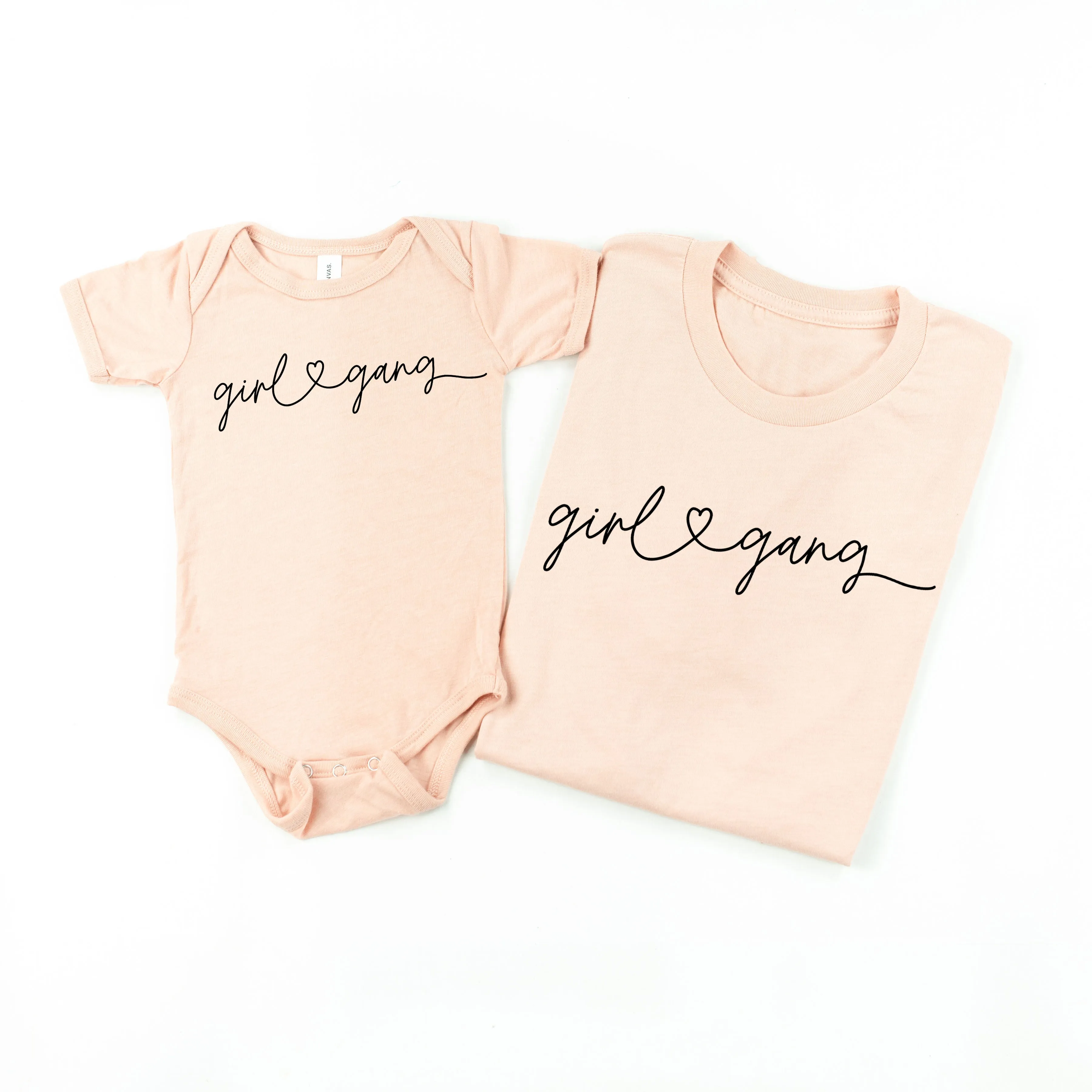 Girl Gang - Heart - Set of 2 Matching Shirts