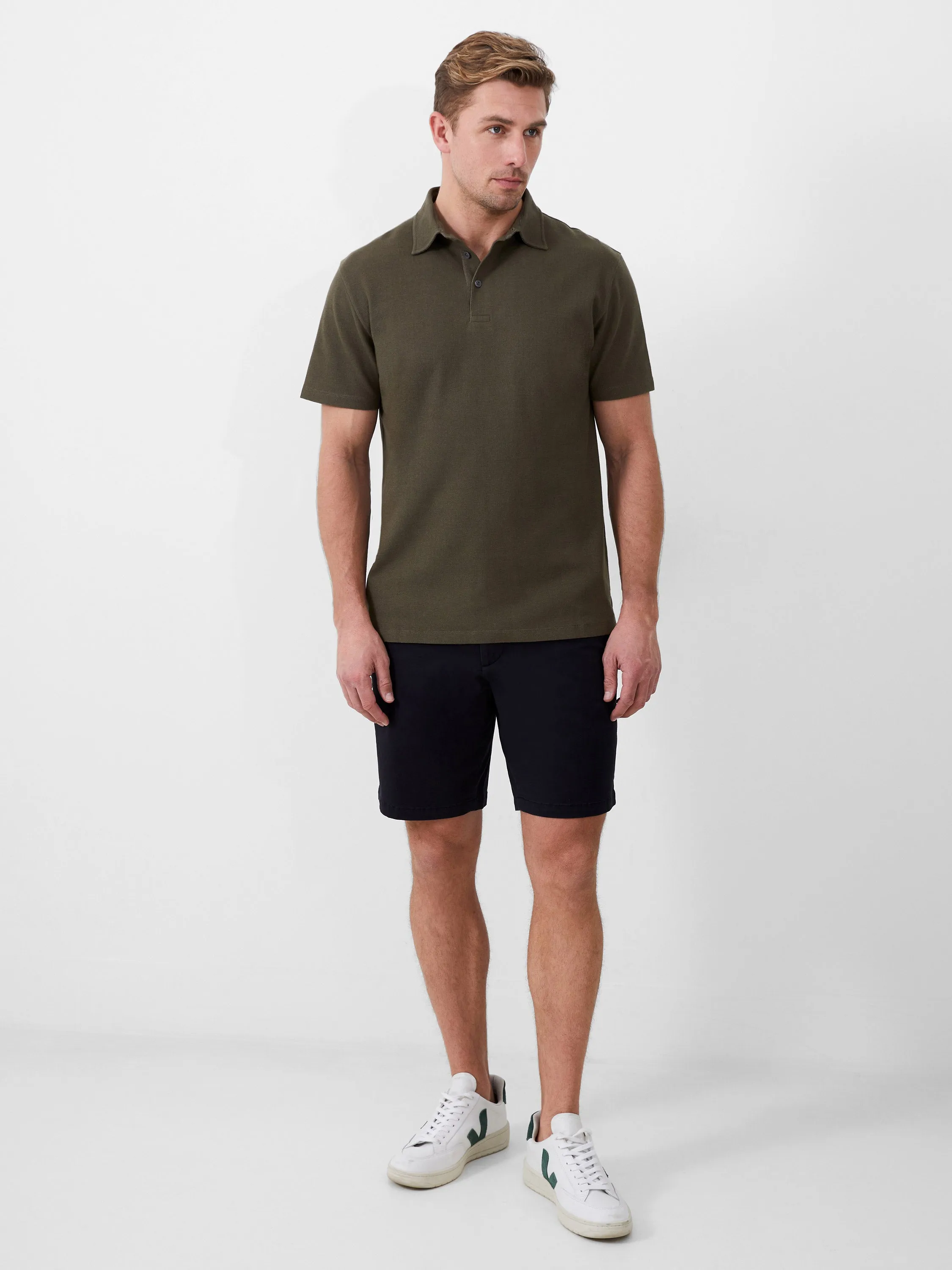 Grid Texture Polo