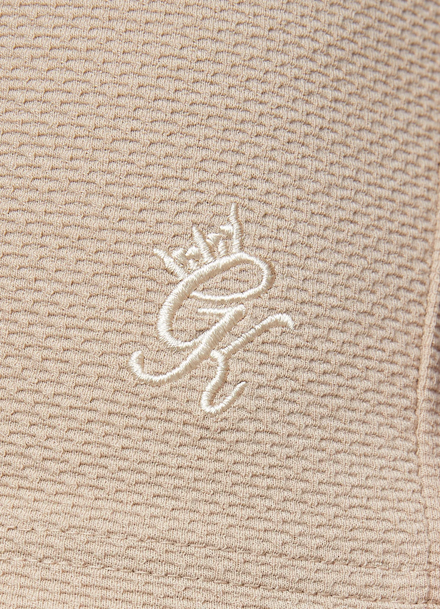 Gym King Signature Texture Polo - Stone