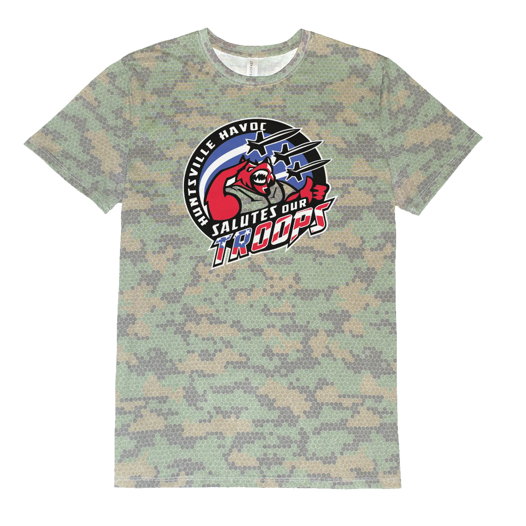 Havoc Salutes Our Troops Digi Camo T-Shirt