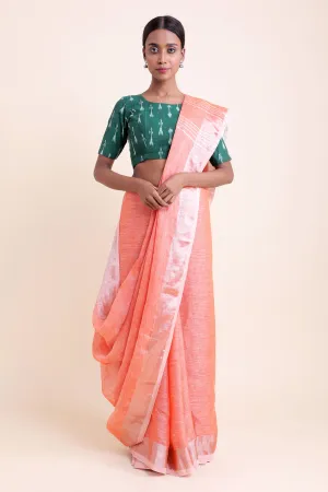 Inside Out Beauty Linen Saree