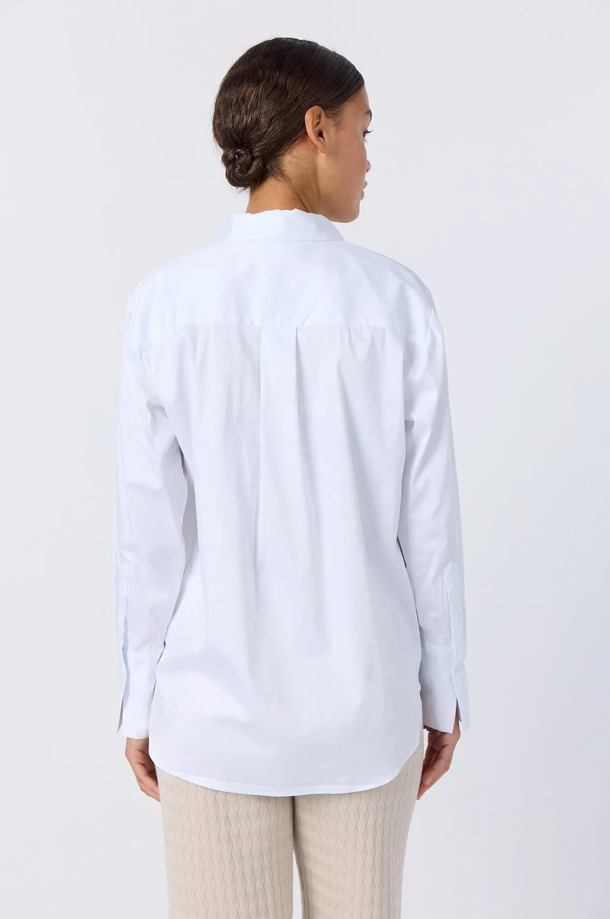 Isla Solid Shirt White