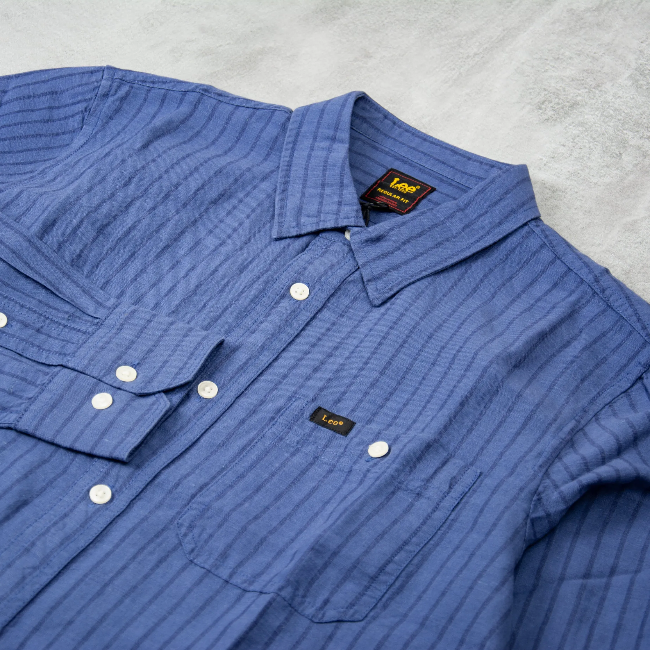 Lee Leesure Shirt - Medieval Blue