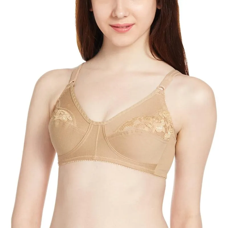 Lovable Women's All Day Long Cotton Bra Beige