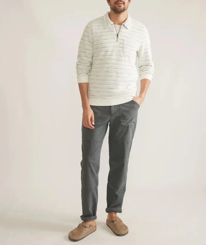 Marine Layer Men's Textured Stripe QZ