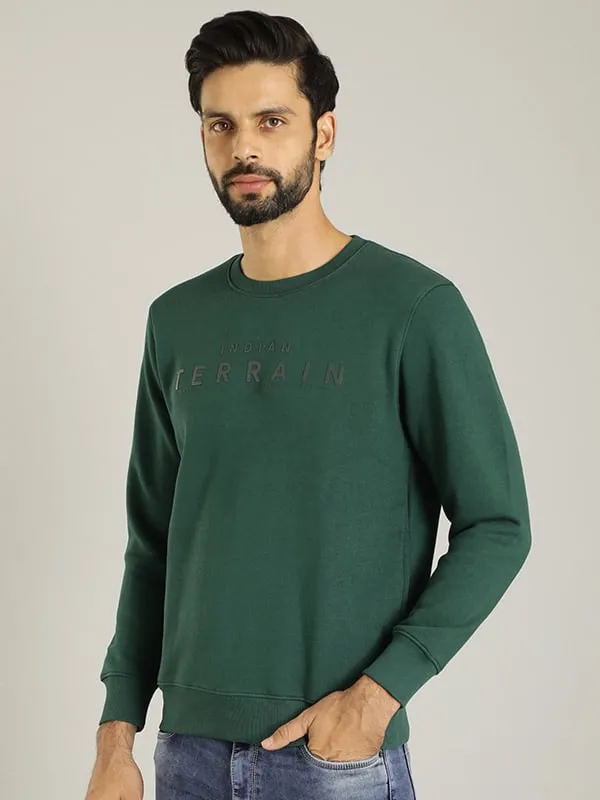 Men Full Sleeve Graphic Crew Neck Sweatshirt