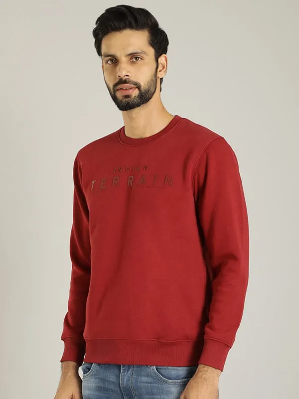 Men Full Sleeve Graphic Crew Neck Sweatshirt