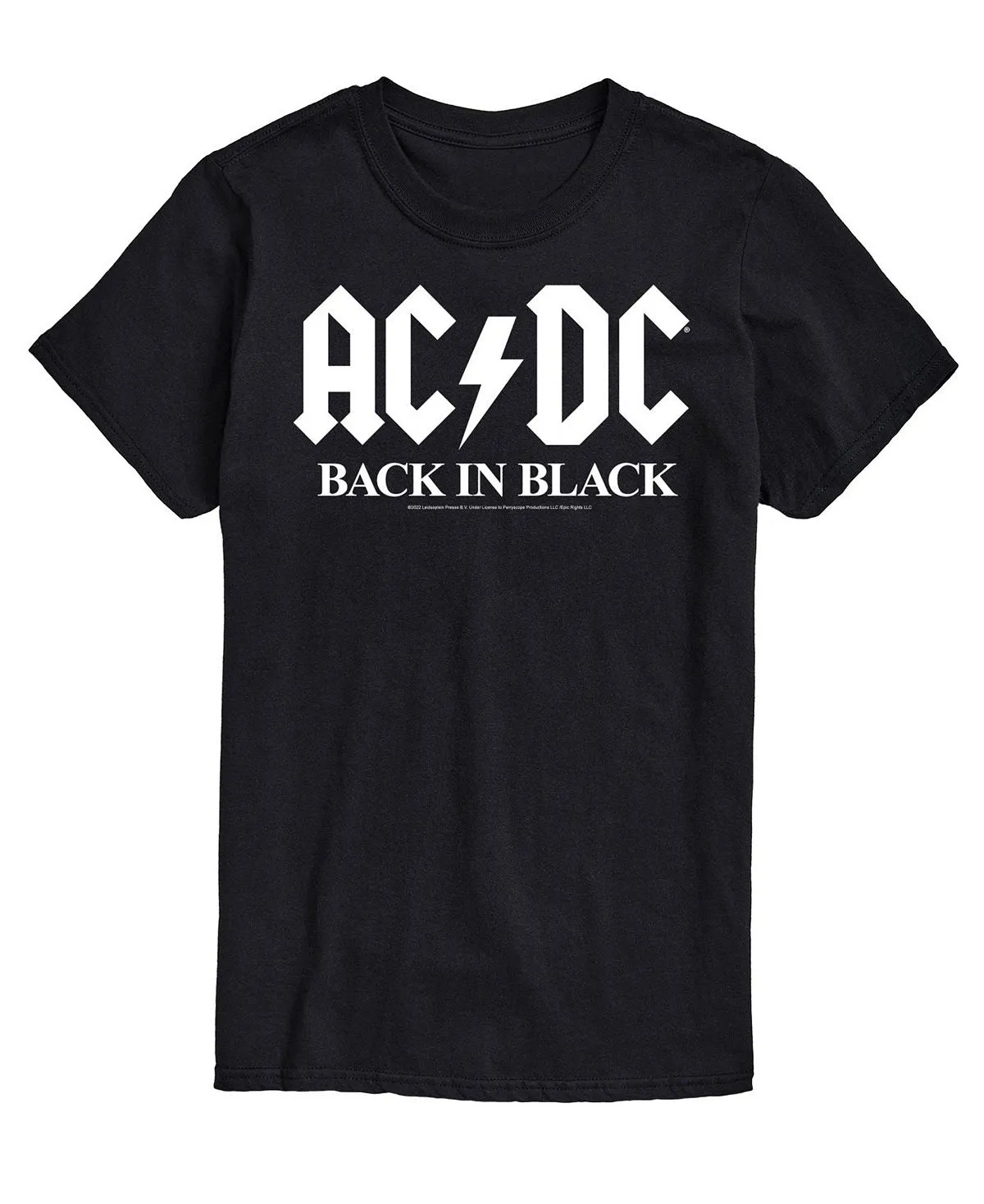 Men's T-shirt acdc back in black AIRWAVES, black