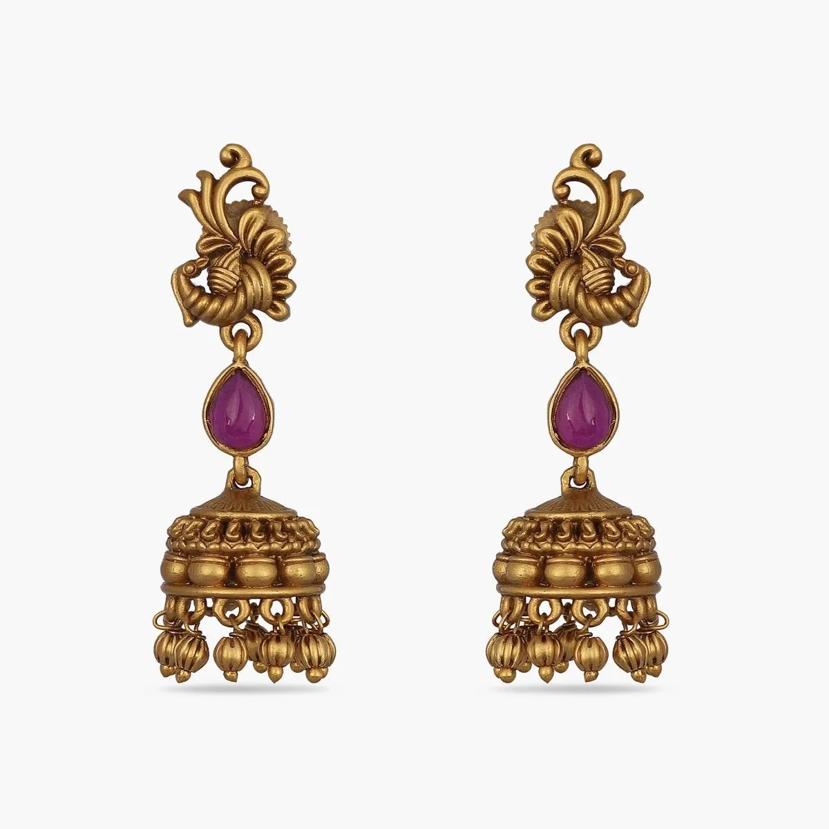 Mukta Antique Jhumka Earrings