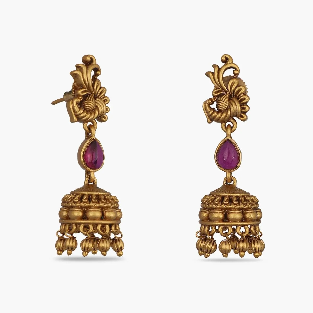 Mukta Antique Jhumka Earrings