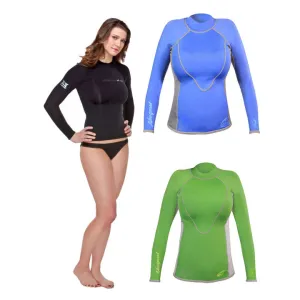 NeoSport XSPAN Women's Long Sleeve Scuba Diving Shirt