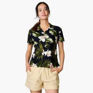 Orchid Floral Camp Blouse