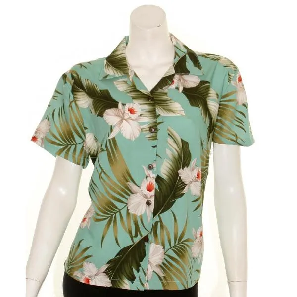 Orchid Floral Camp Blouse