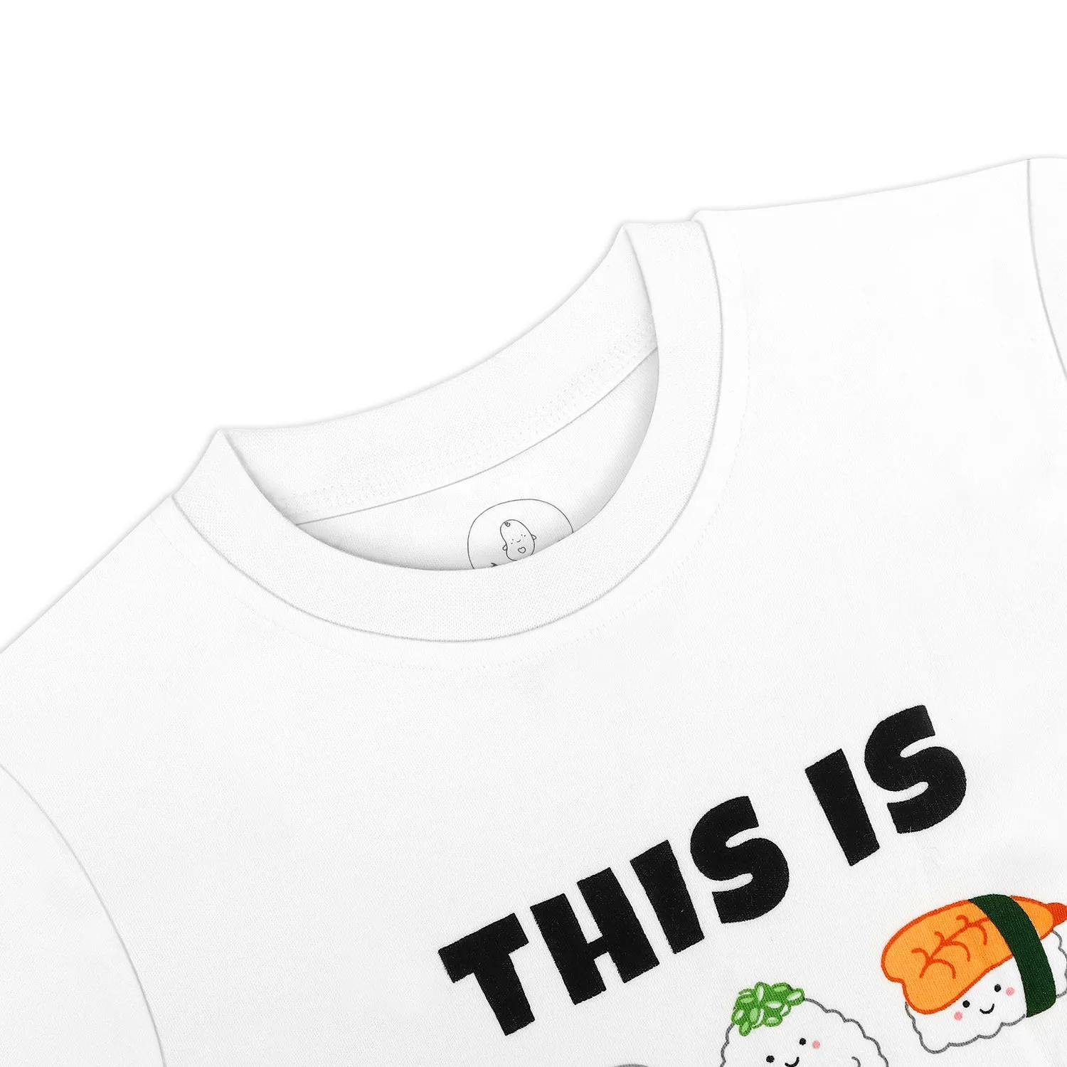 Organic Cotton Toddler Kid’s T-Shirt - Sushi