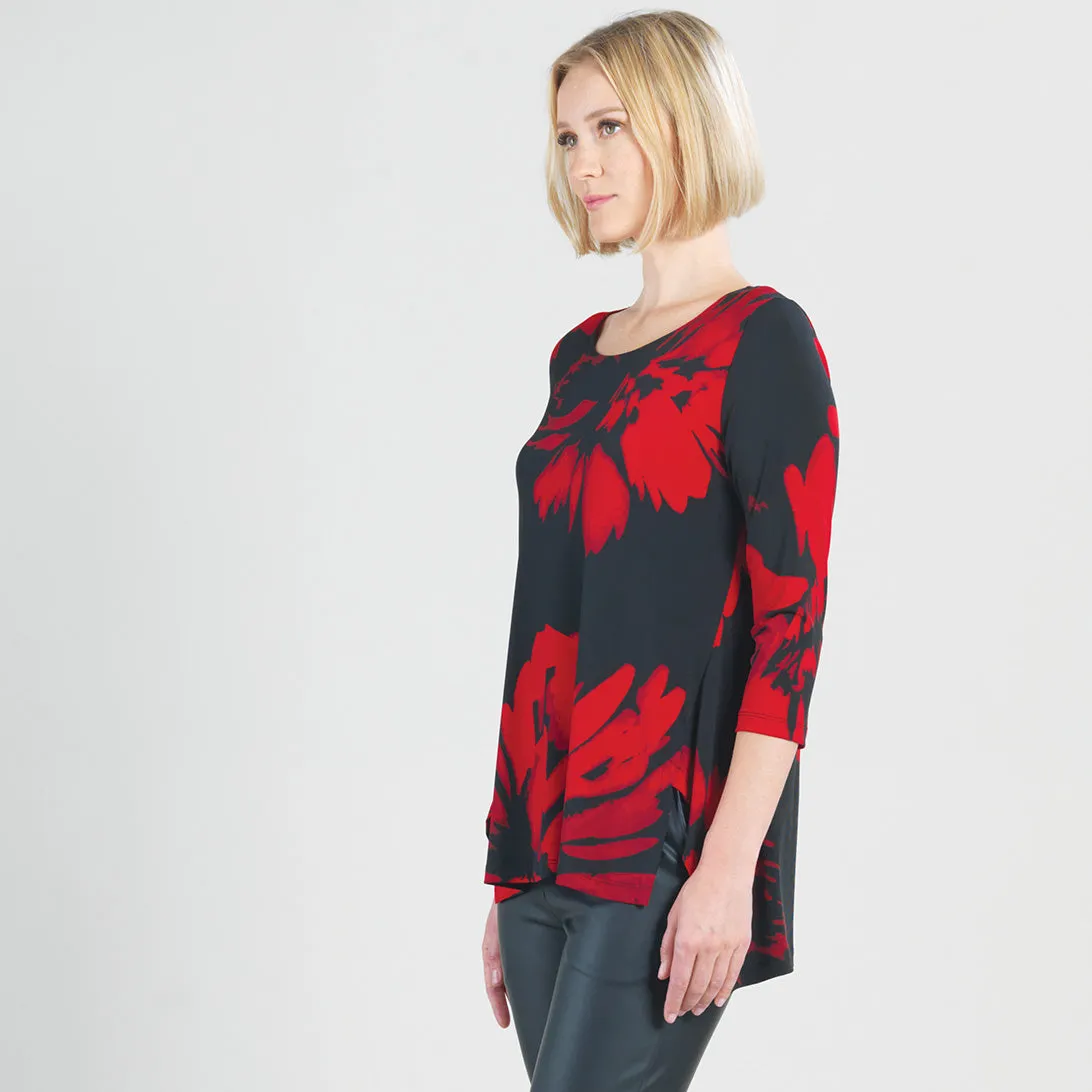 Parachute Hem Tunic - Hibiscus Petal - Limited Sizes!