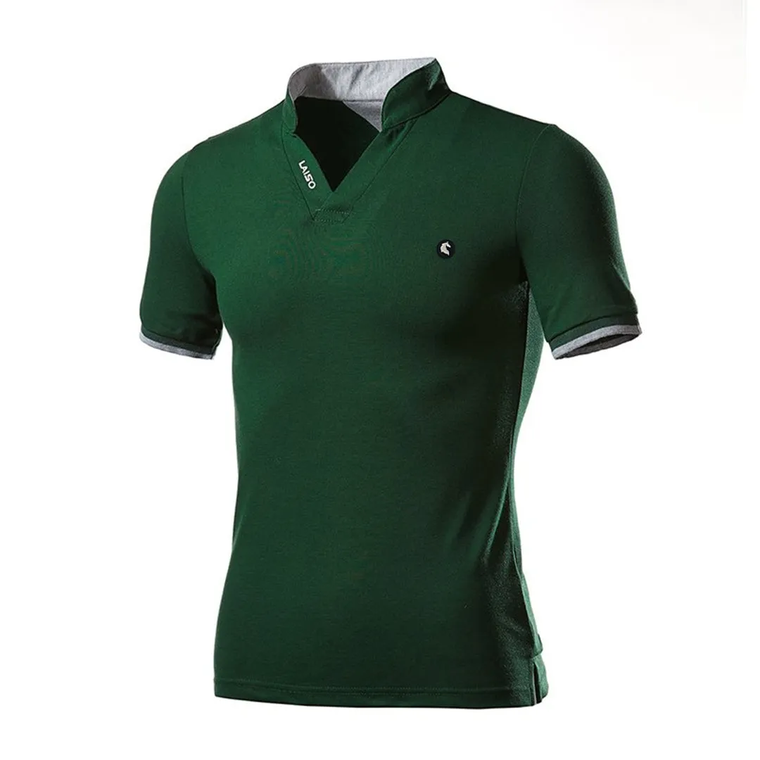 Pologize™ Logo V-Neck Polo Shirt