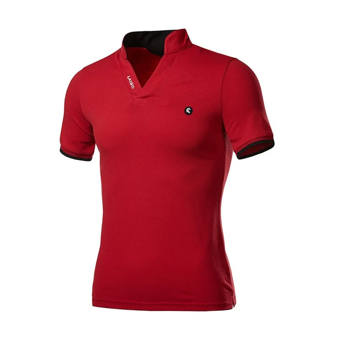 Pologize™ Logo V-Neck Polo Shirt