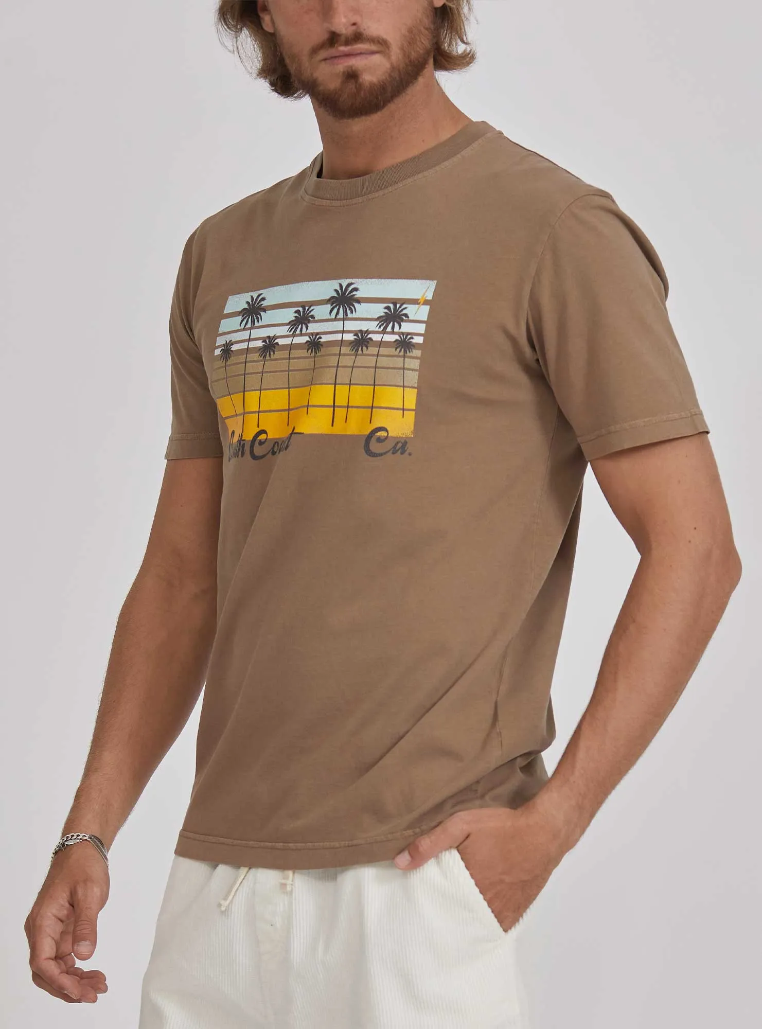 REGULAR T-SHIRT WITH FRONT PRINT