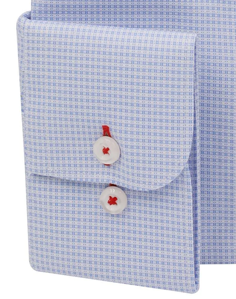 Sky Blue  Micro Dobby weave Non Iron Egyptian Cotton Dress Shirt