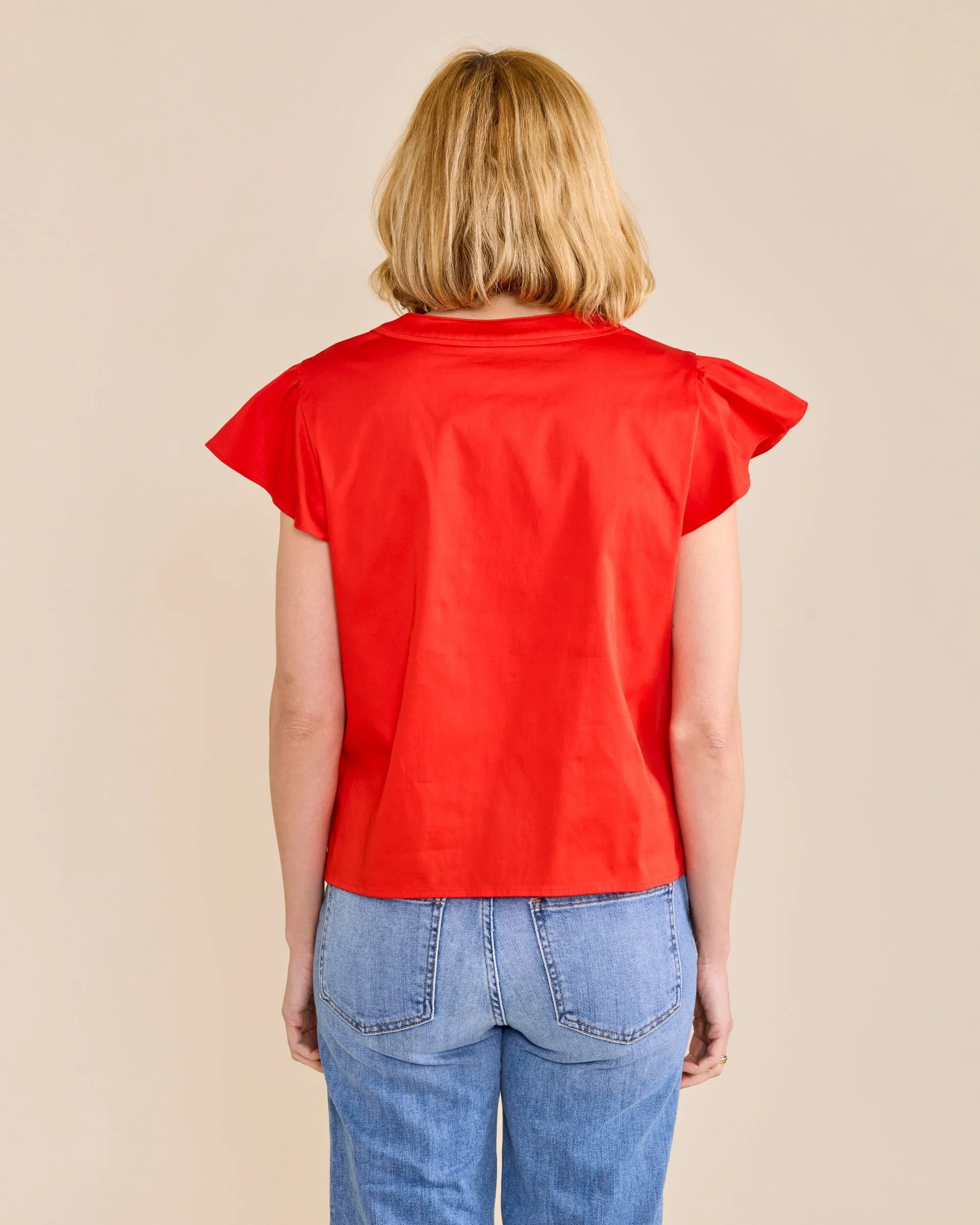 Tara Top | Parisian Red