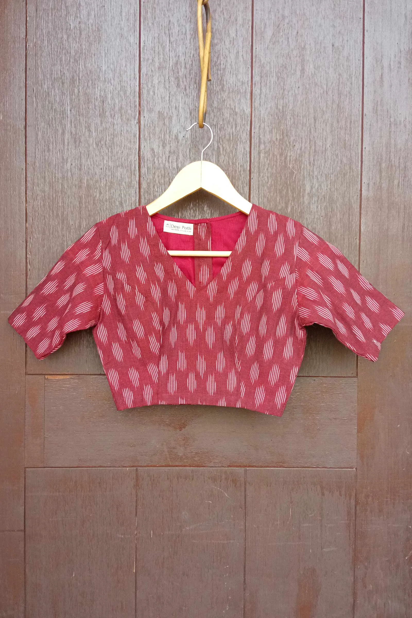 The Wall Cotton Ikkat Blouse