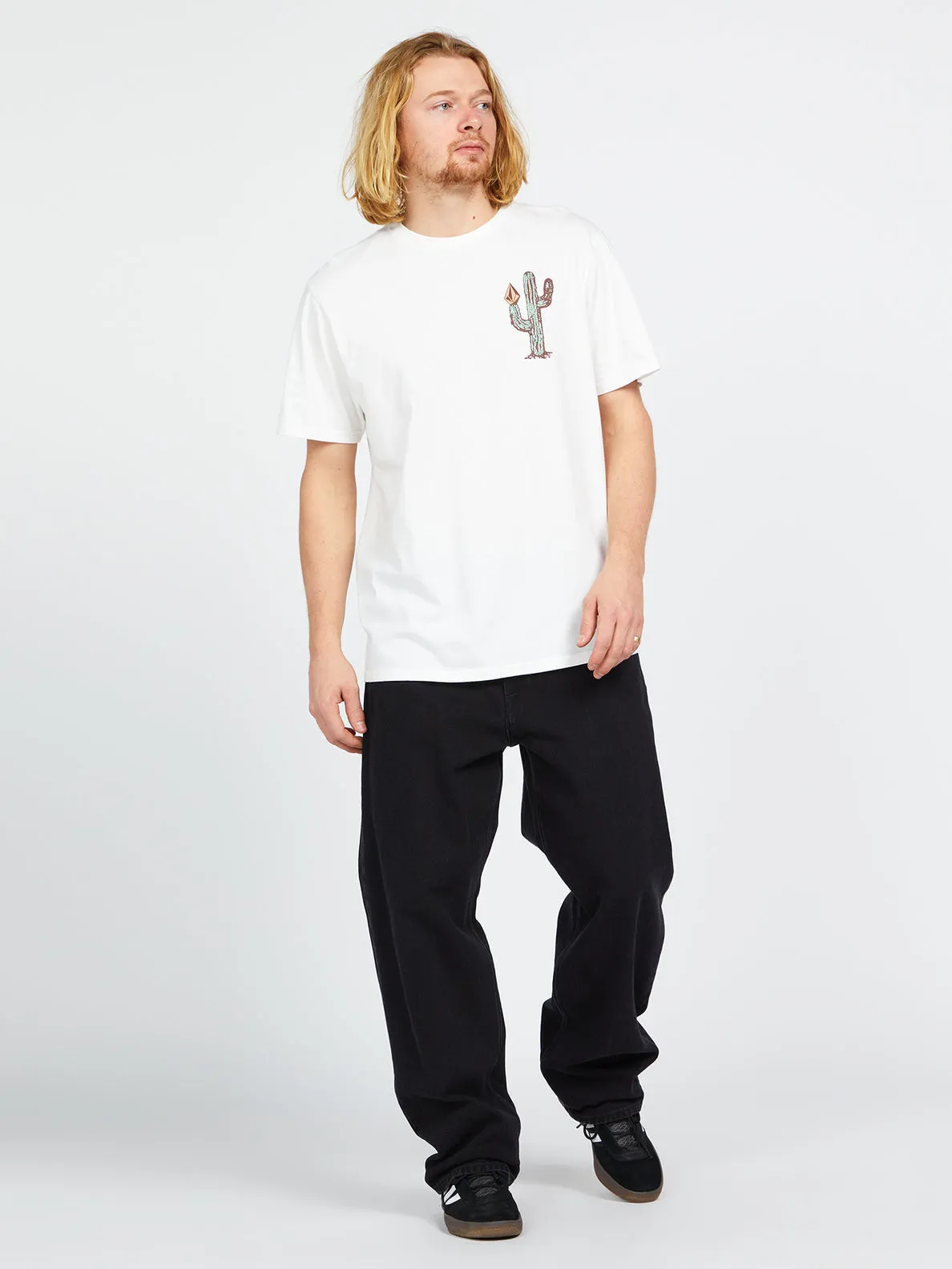 Volcom Prickly Farm To Yarn Short Sleeve Tee - White